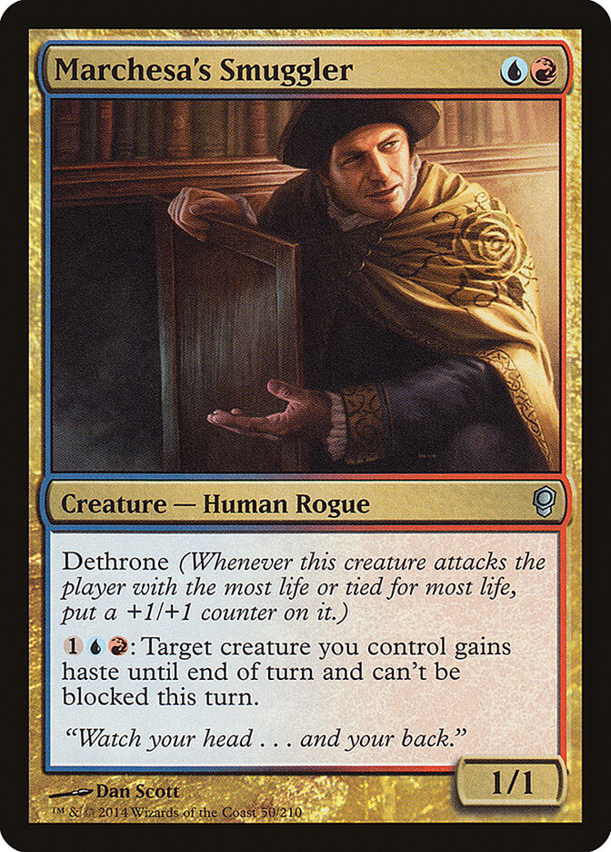 Marchesa's Smuggler card front