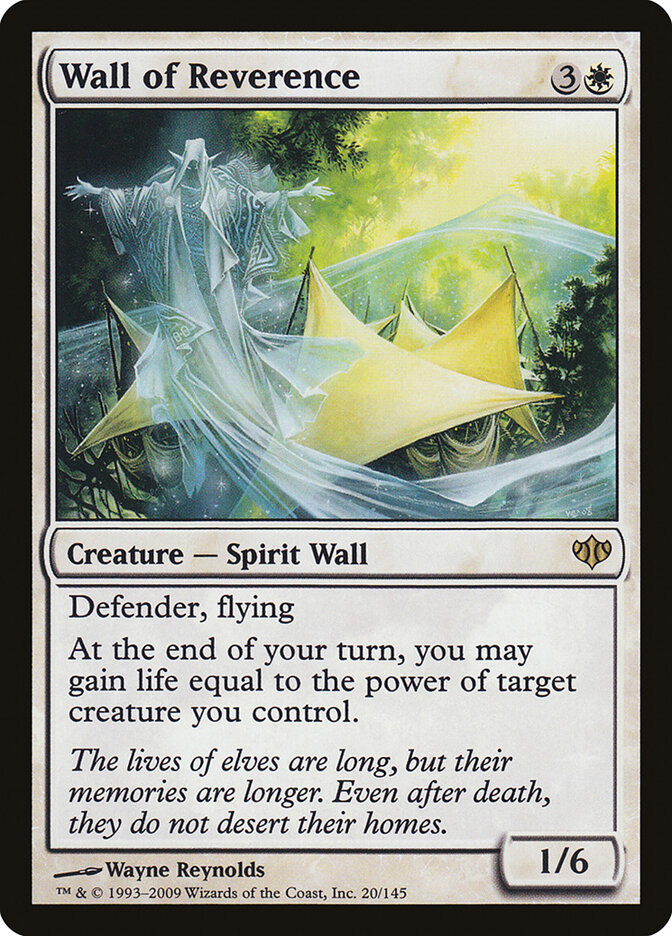 Wall of Reverence card front