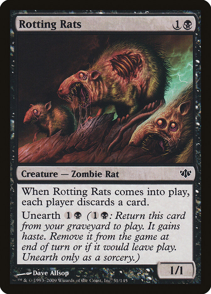 Rotting Rats card front