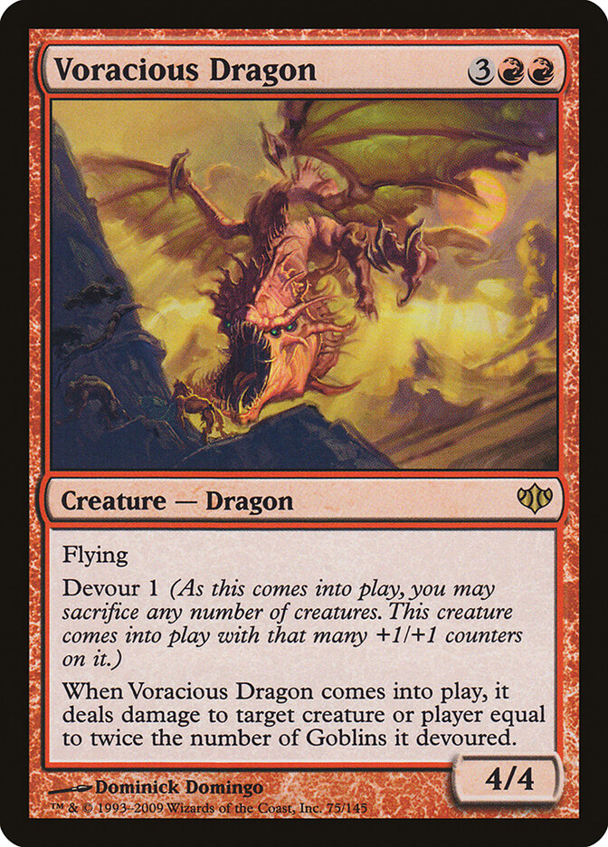 Voracious Dragon card front
