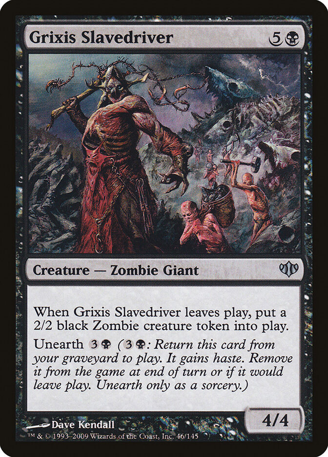Grixis Slavedriver card front