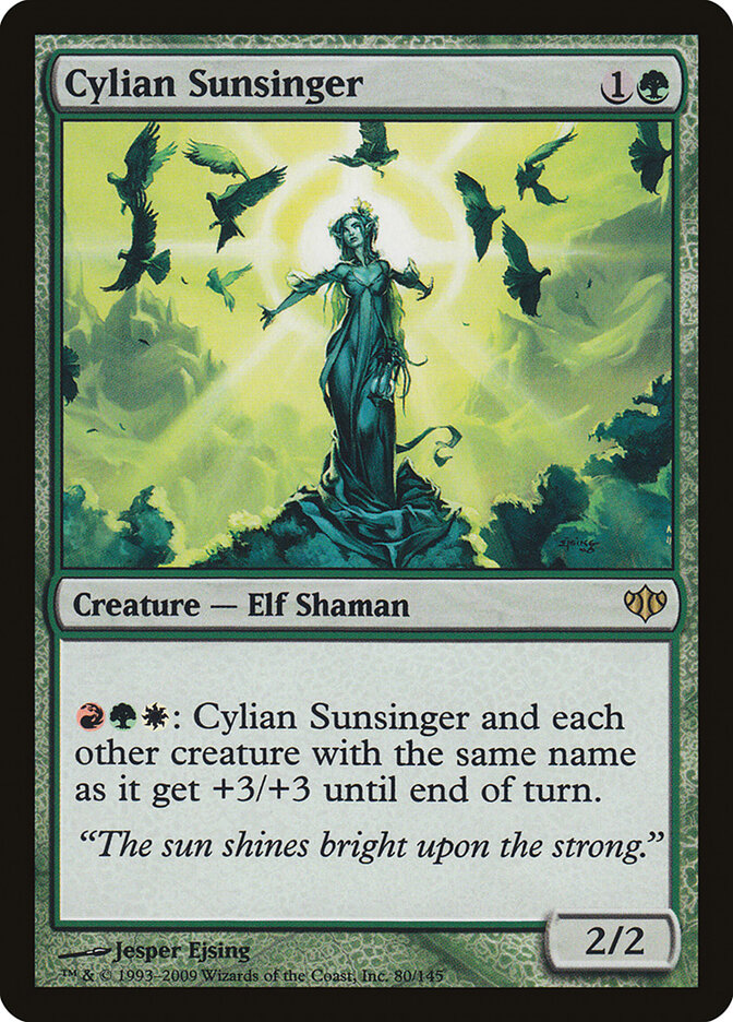 Cylian Sunsinger card front