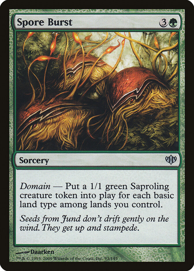 Spore Burst card front
