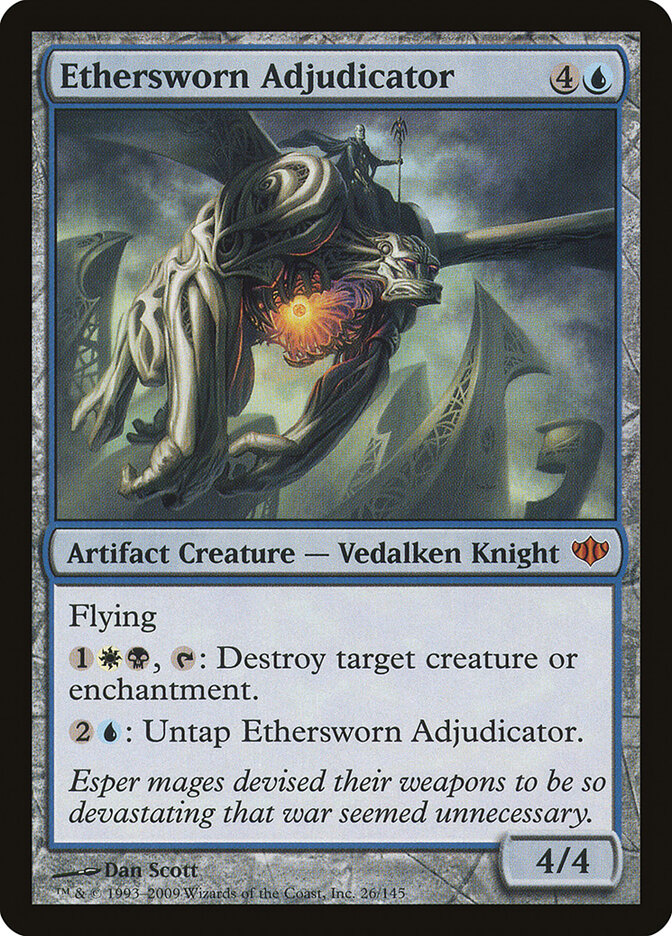 Ethersworn Adjudicator card front
