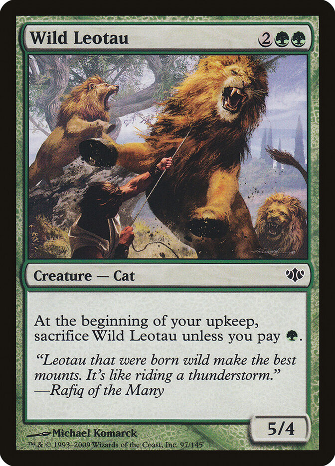 Wild Leotau card front
