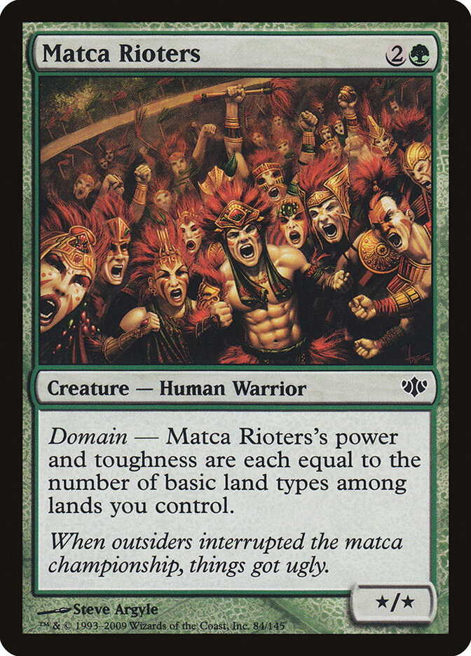Matca Rioters card front