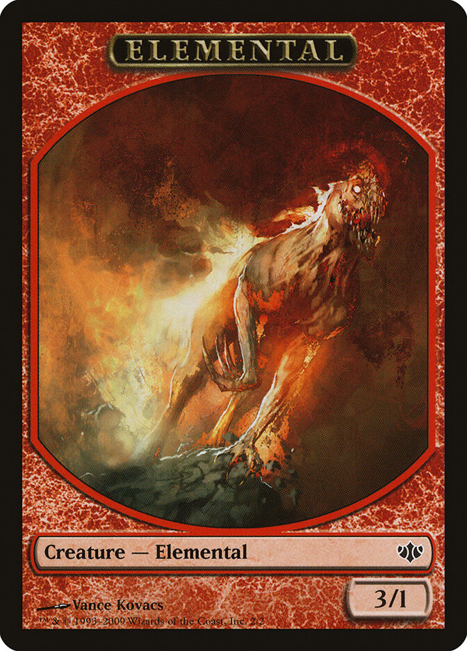 Elemental card front