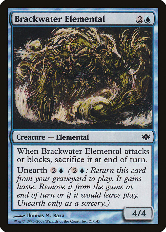 Brackwater Elemental card front