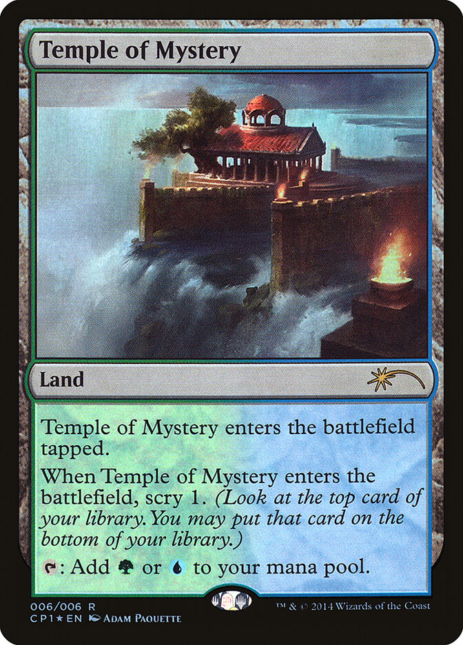 Temple of Mystery card front