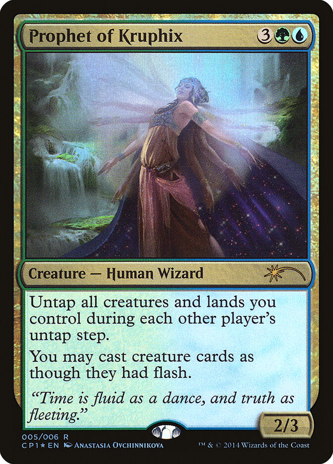 Prophet of Kruphix card front