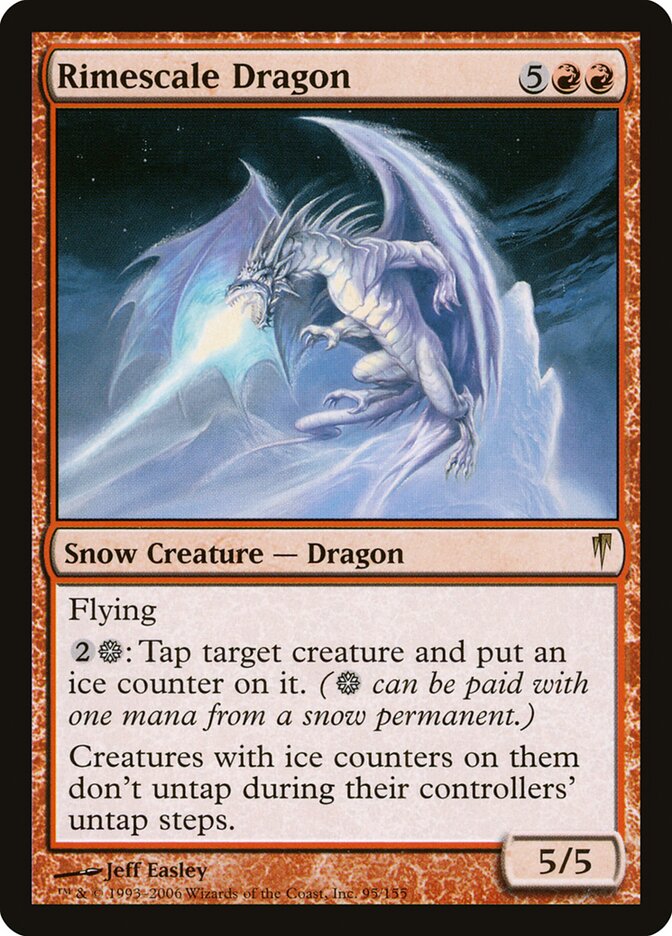 Rimescale Dragon card front