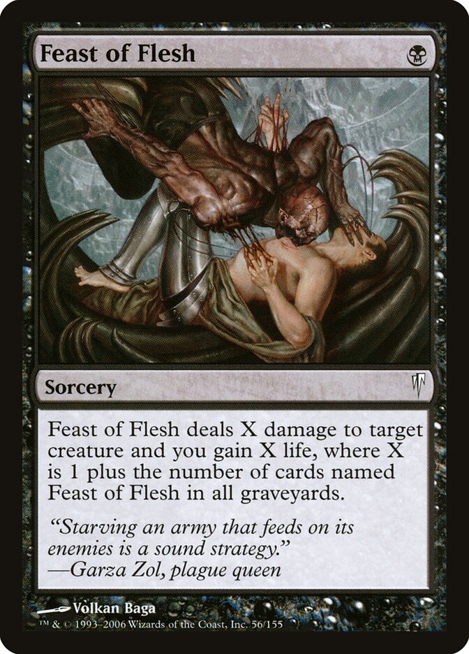 Feast of Flesh card front