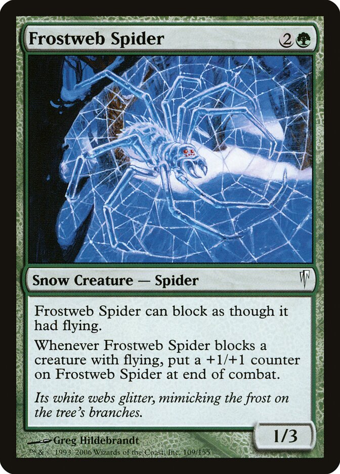 Frostweb Spider card front