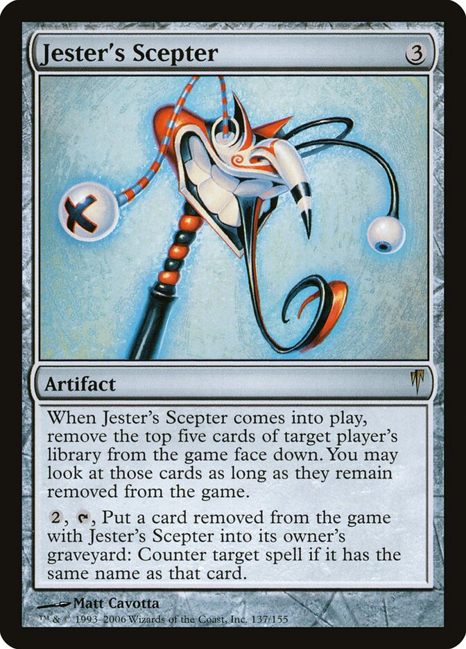 Jester's Scepter card front