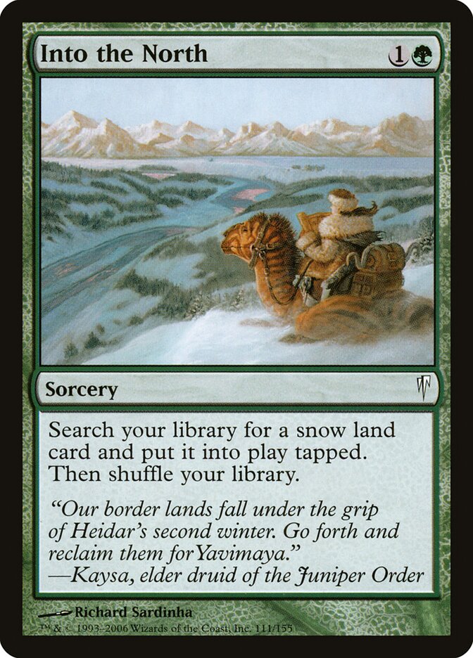 Into the North card front