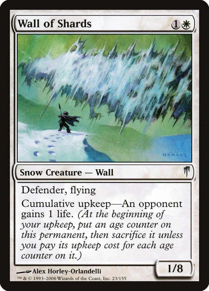 Wall of Shards card front