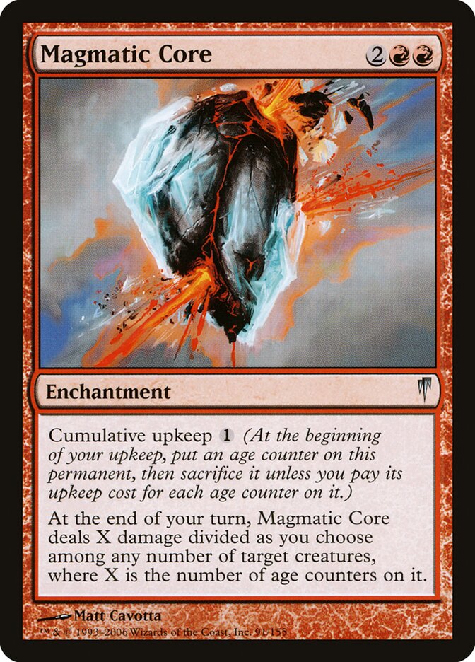 Magmatic Core card front