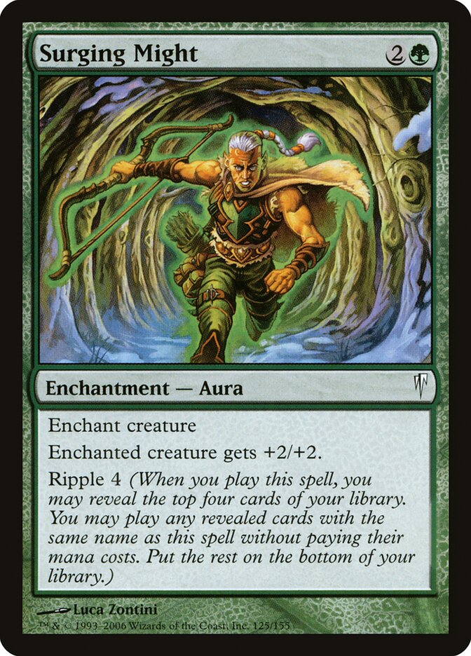 Surging Might card front
