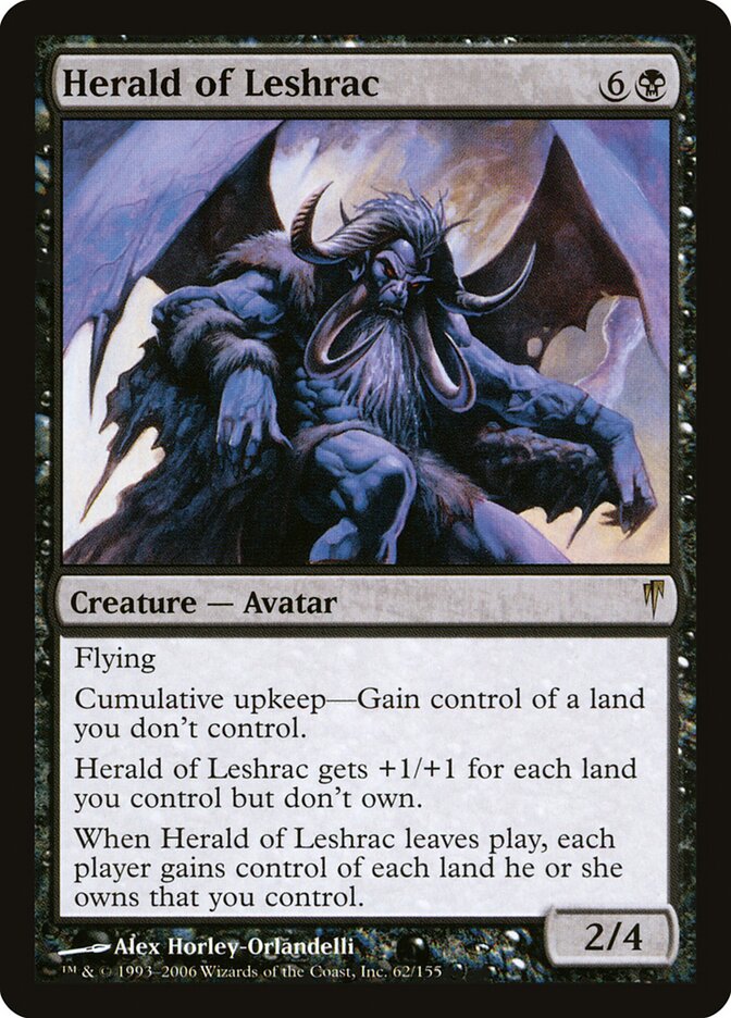 Herald of Leshrac card front