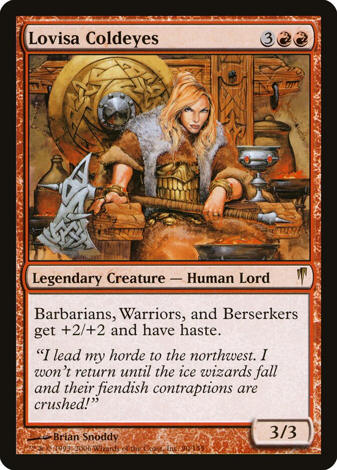 Lovisa Coldeyes card front