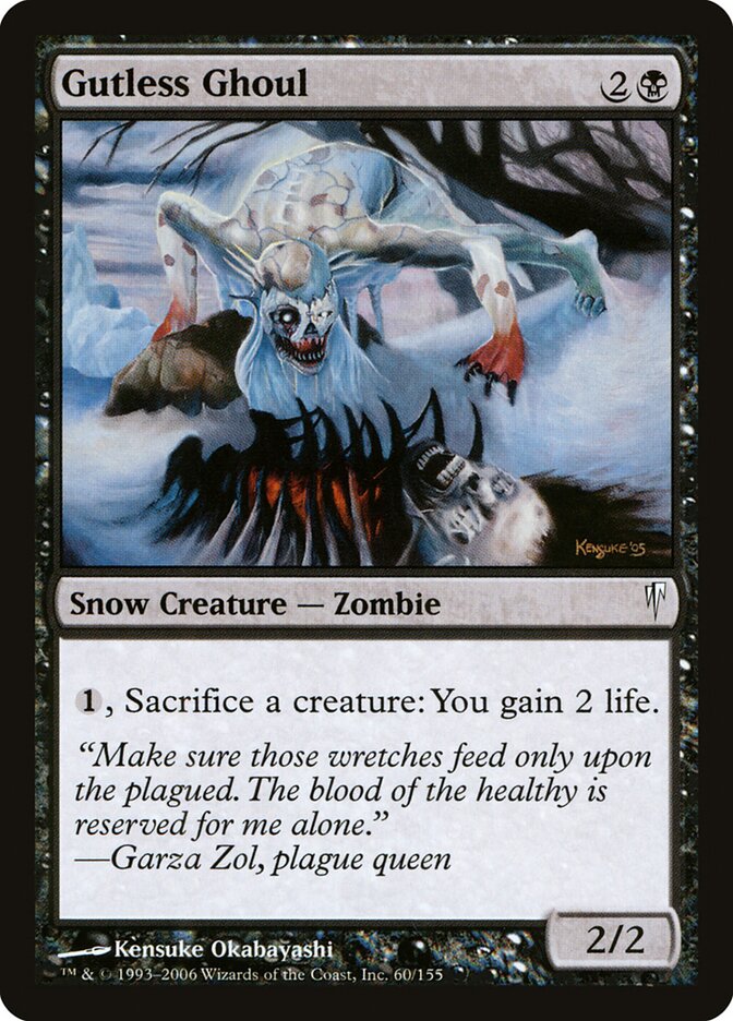 Gutless Ghoul card front