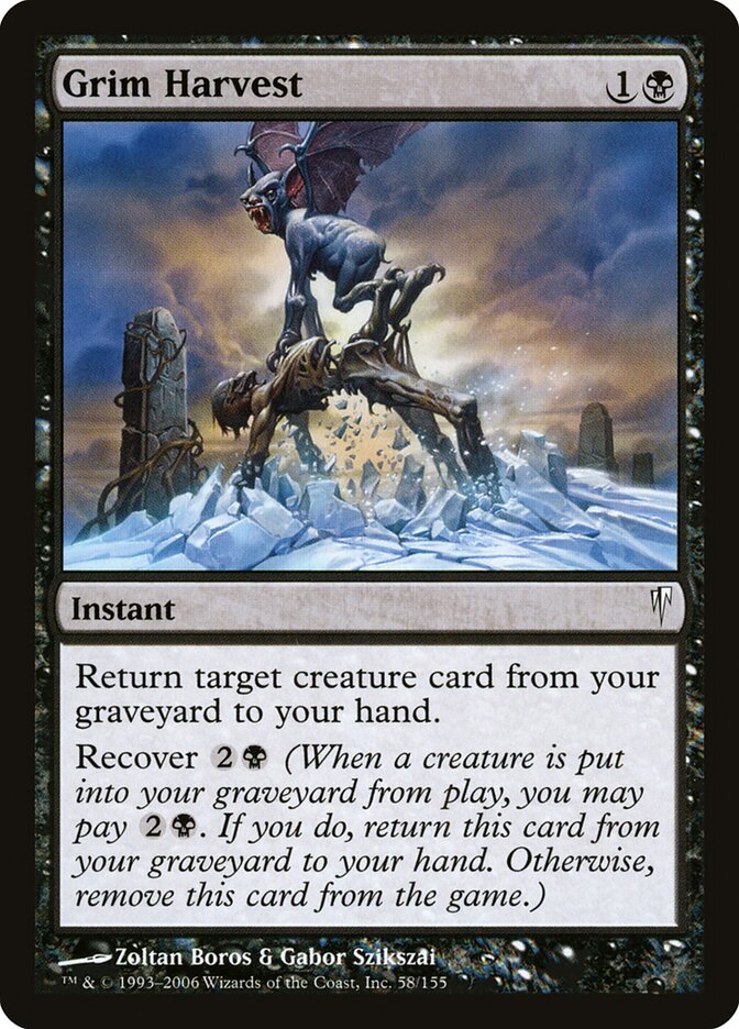 Grim Harvest card front