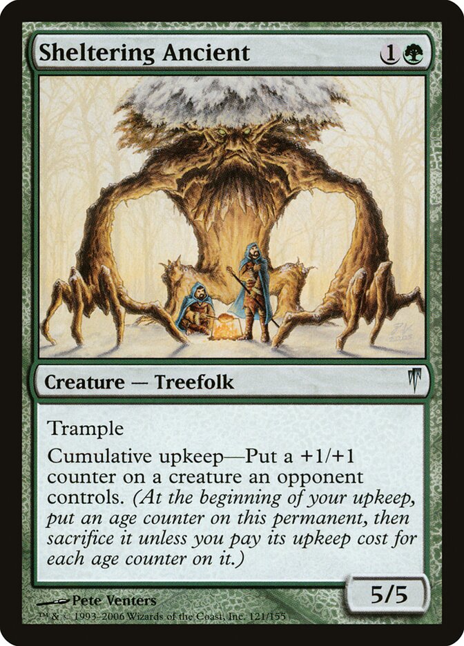 Sheltering Ancient card front