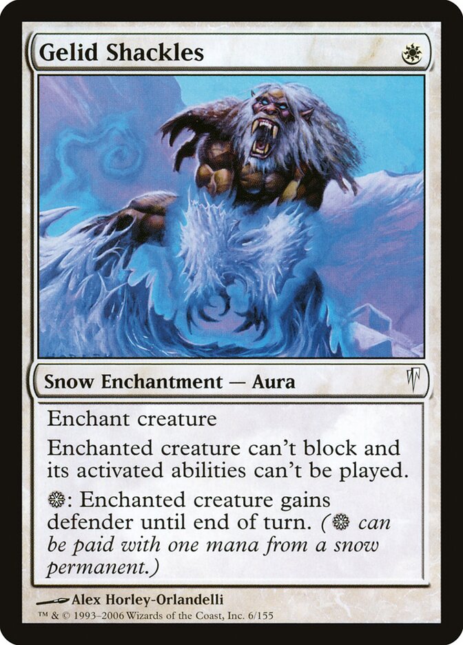 Gelid Shackles card front