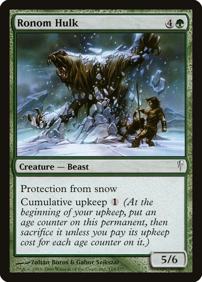 Ronom Hulk card front