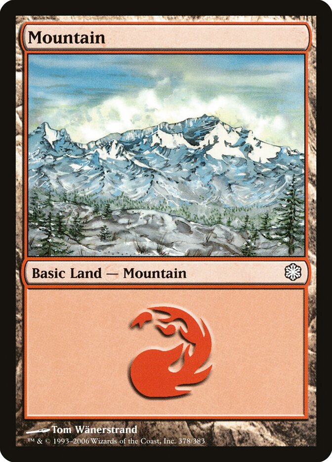 Mountain card front