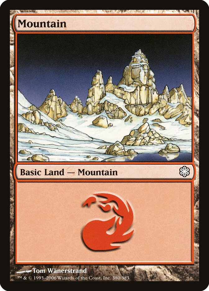 Mountain card front