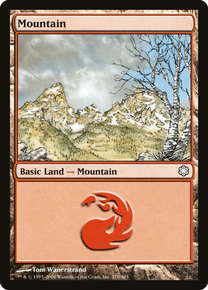 Mountain card front