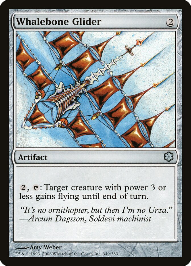 Whalebone Glider card front