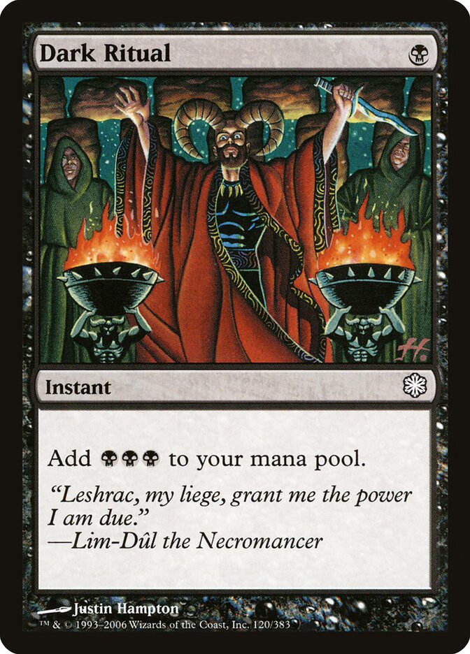 Dark Ritual card front
