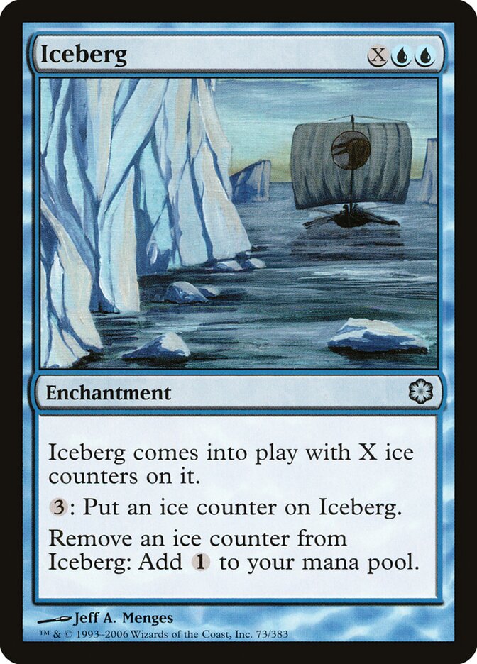 Iceberg card front