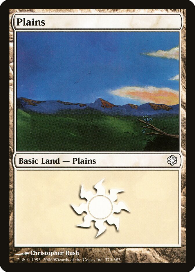 Plains card front