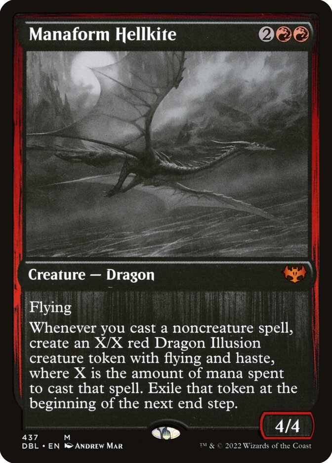 Manaform Hellkite card front
