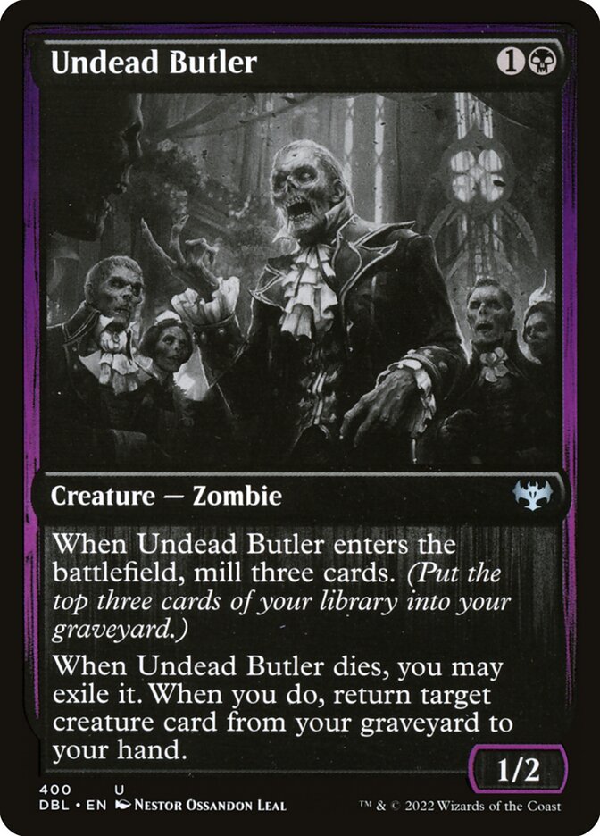 Undead Butler card front