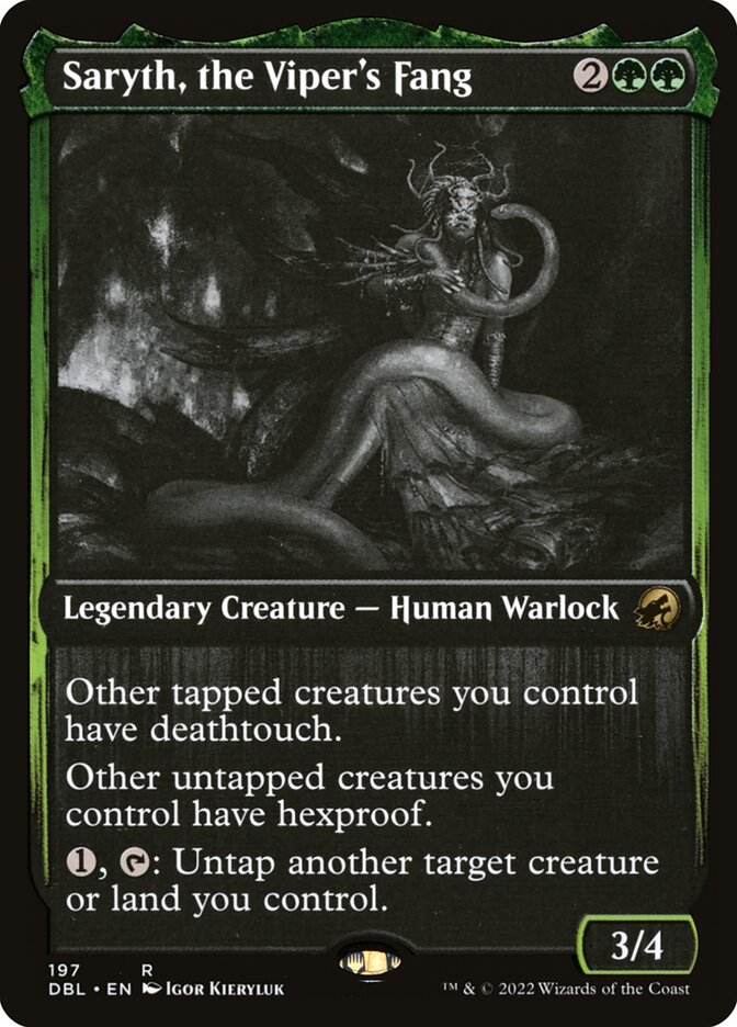 Saryth, the Viper's Fang card front