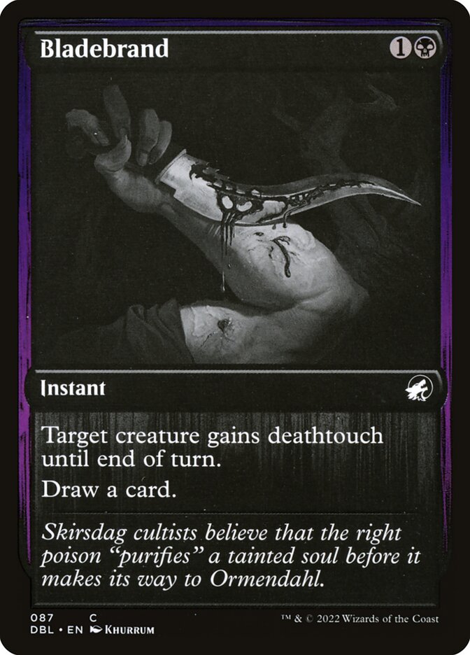 Bladebrand card front
