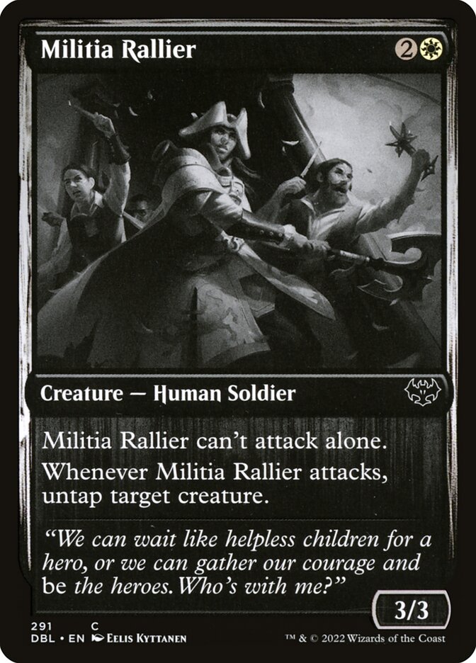 Militia Rallier card front