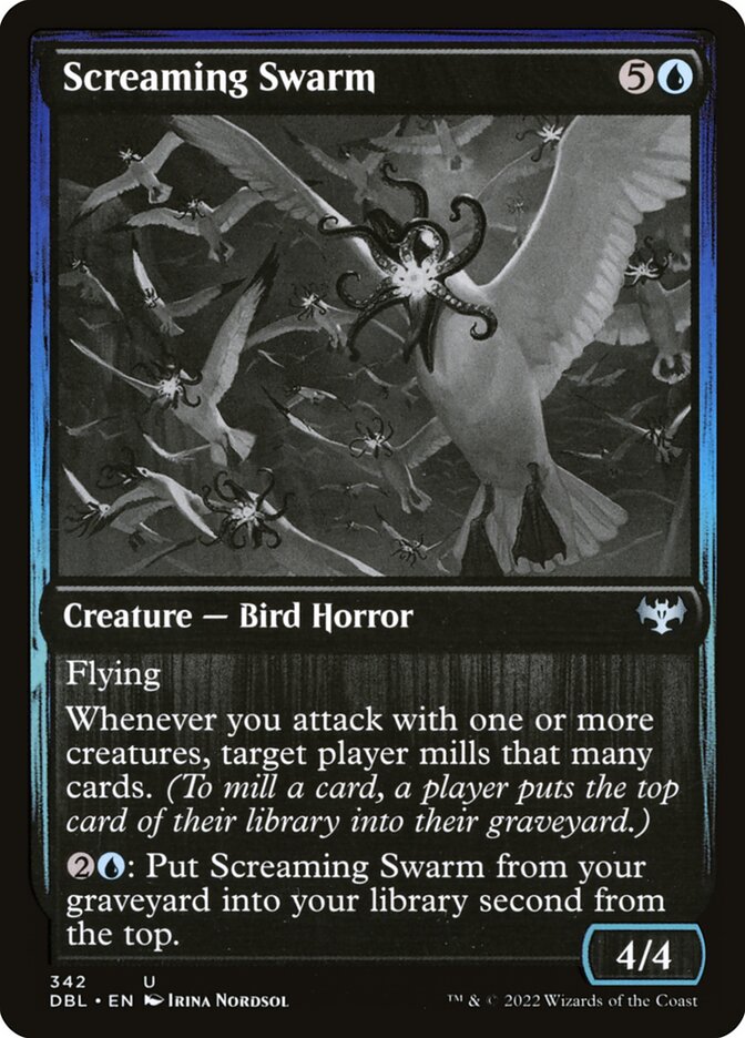 Screaming Swarm card front