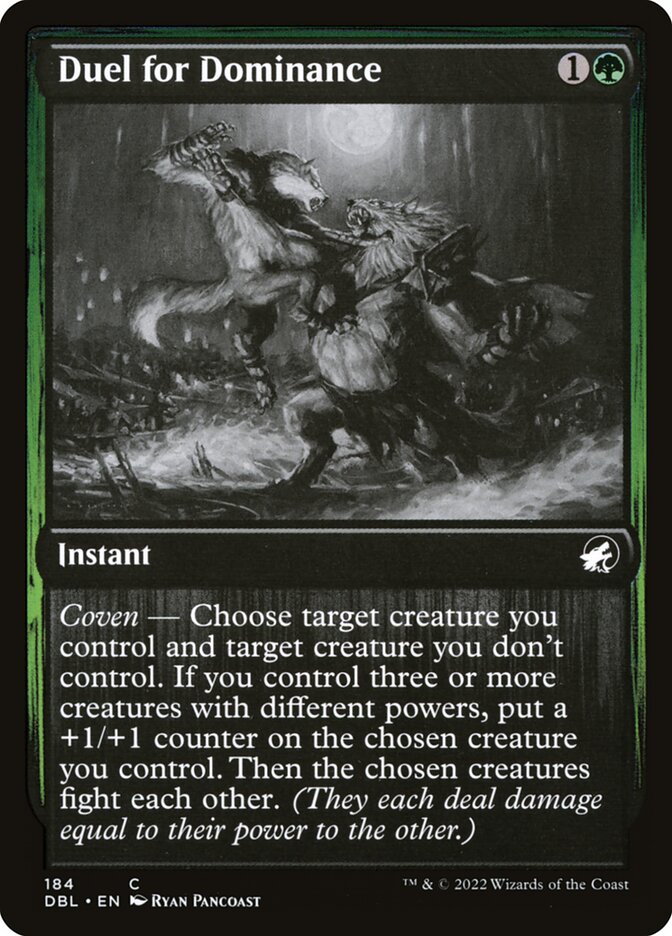 Duel for Dominance card front