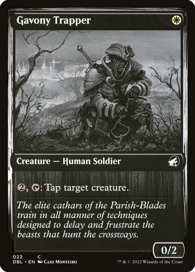 Gavony Trapper card front