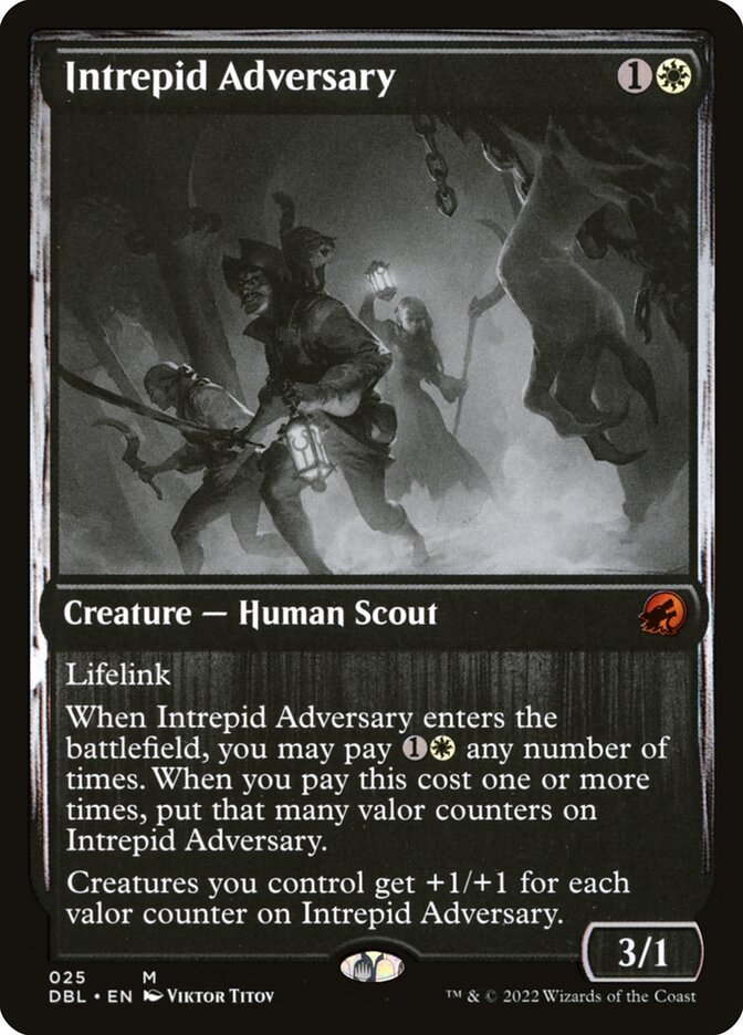Intrepid Adversary card front