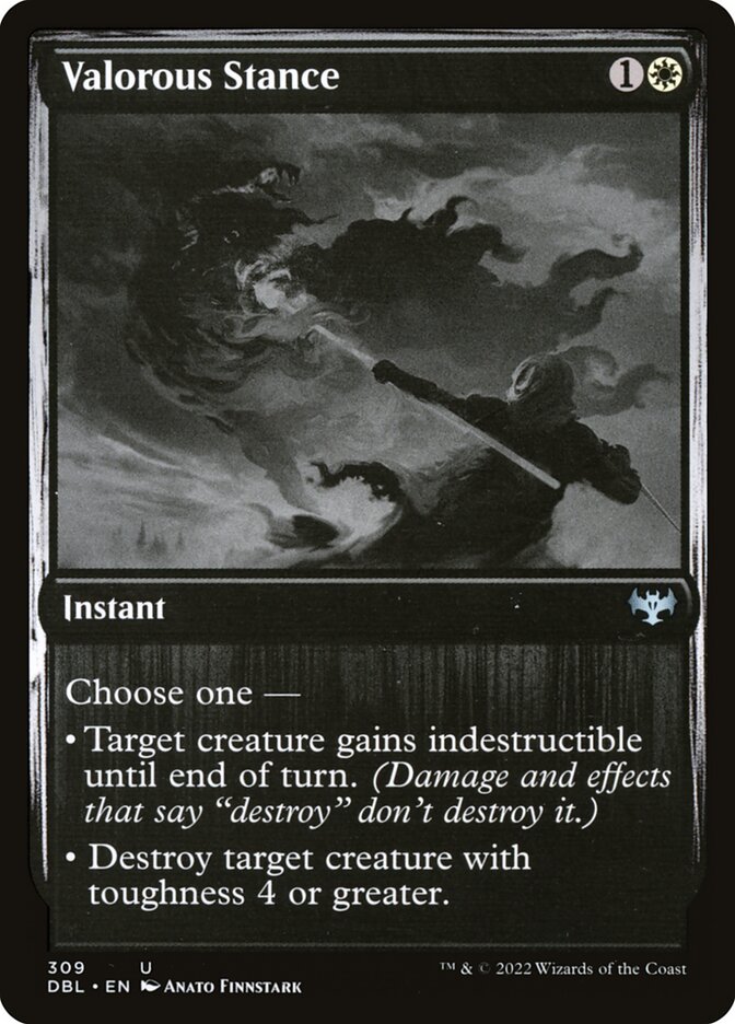 Valorous Stance card front