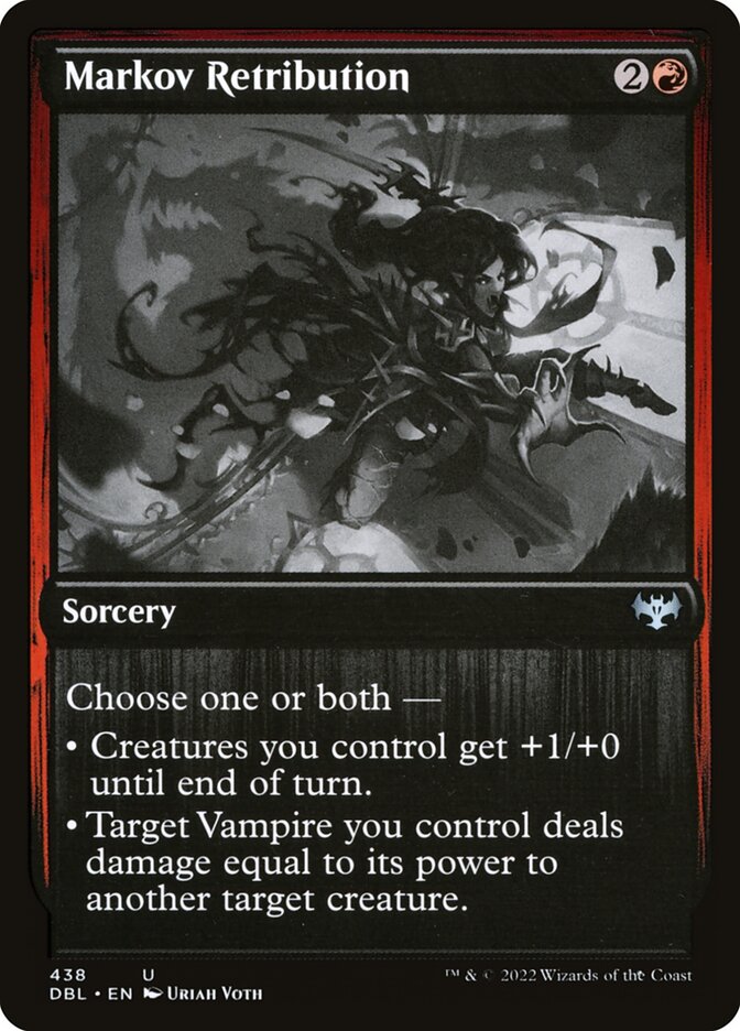 Markov Retribution card front