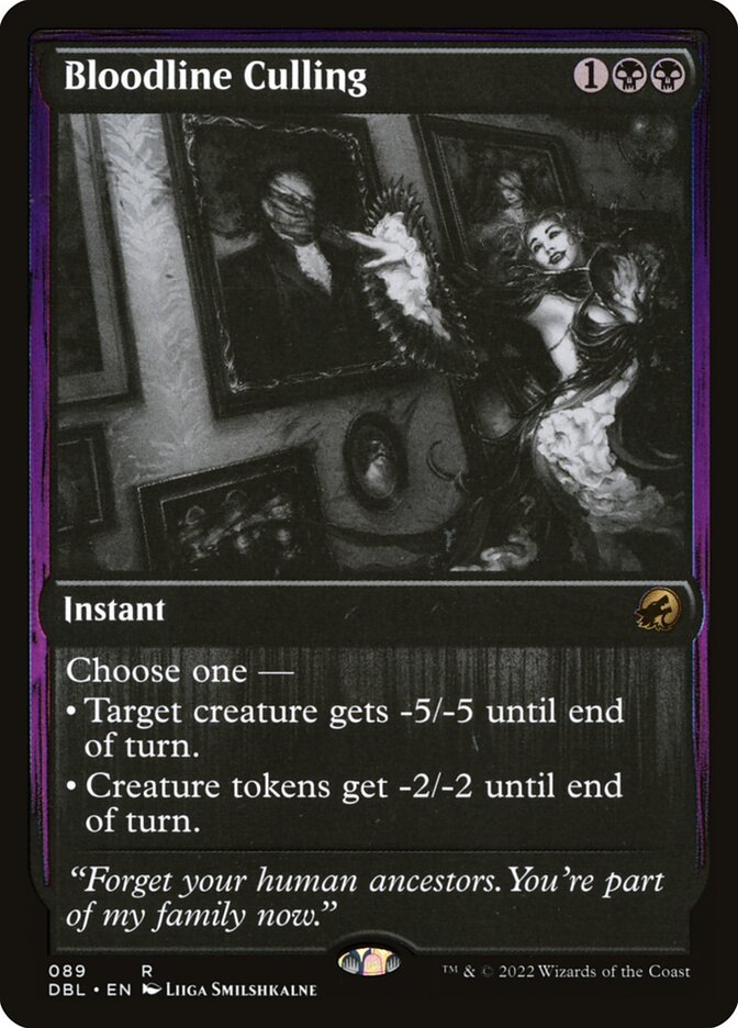 Bloodline Culling card front