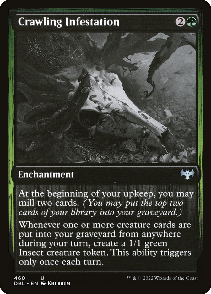 Crawling Infestation card front