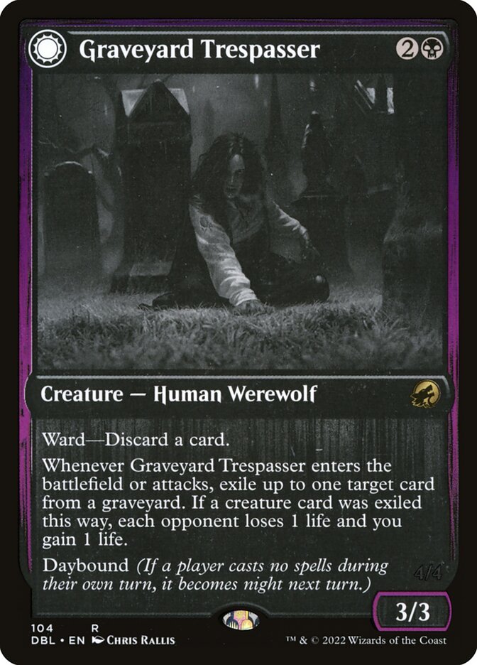 Graveyard Trespasser card front
